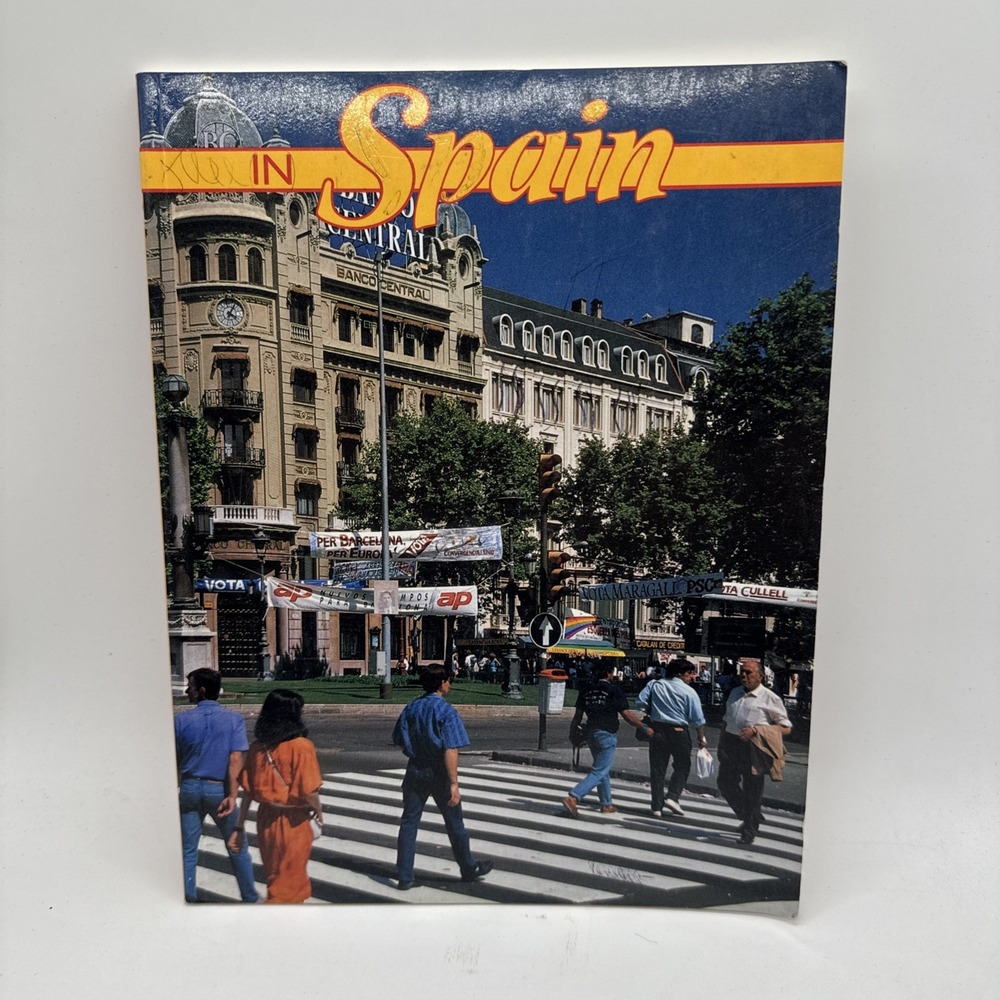 VTG 90s Book Spain by Fabio Bourbon History Pictures